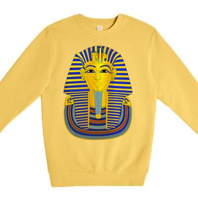 King Tut Pharaoh Egyptian Premium Crewneck Sweatshirt