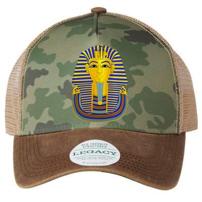 King Tut Pharaoh Egyptian Legacy Tie Dye Trucker Hat