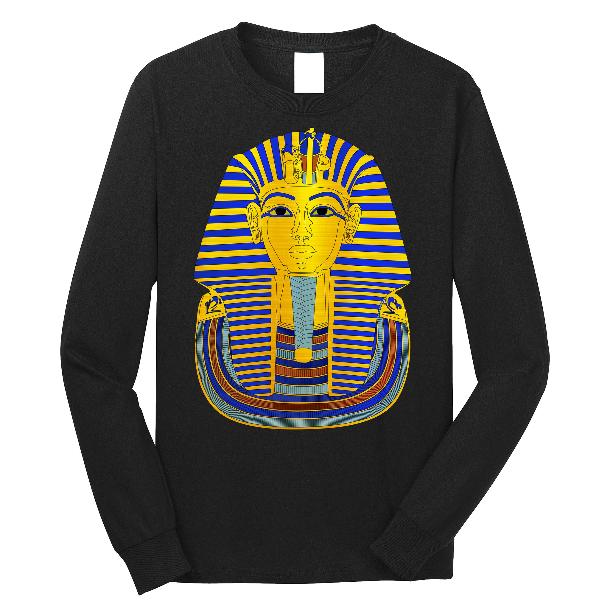 King Tut Pharaoh Egyptian Long Sleeve Shirt
