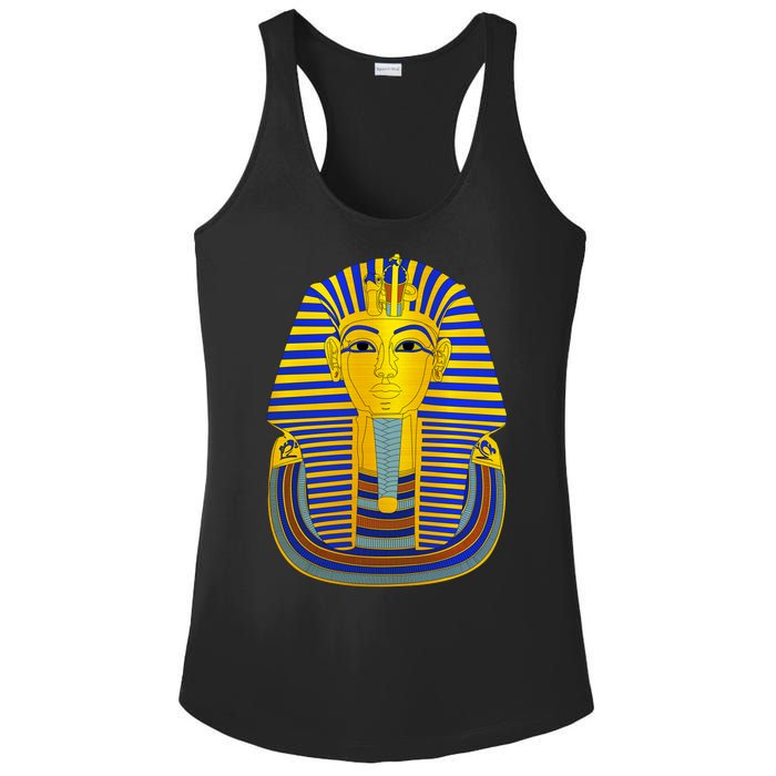 King Tut Pharaoh Egyptian Ladies PosiCharge Competitor Racerback Tank