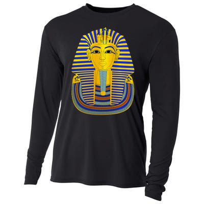 King Tut Pharaoh Egyptian Cooling Performance Long Sleeve Crew