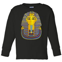 King Tut Pharaoh Egyptian Toddler Long Sleeve Shirt