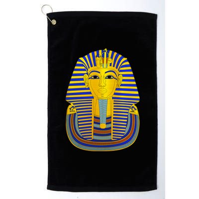 King Tut Pharaoh Egyptian Platinum Collection Golf Towel