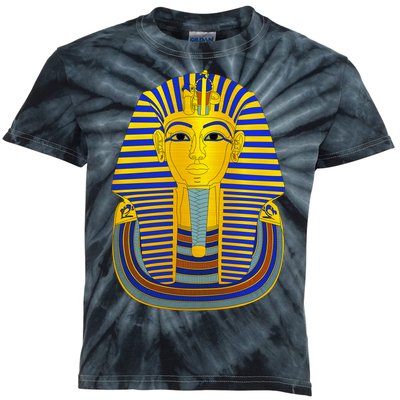 King Tut Pharaoh Egyptian Kids Tie-Dye T-Shirt