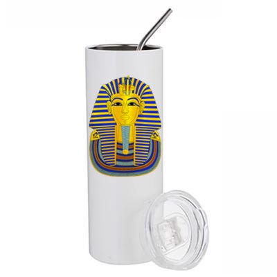 King Tut Pharaoh Egyptian Stainless Steel Tumbler