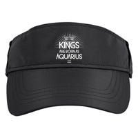 Kings Are Born As Aquarius Adult Drive Performance Visor