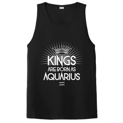 Kings Are Born As Aquarius PosiCharge Competitor Tank