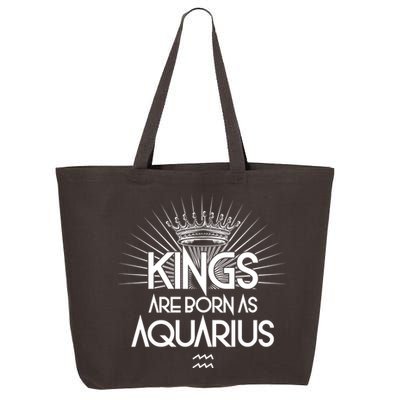 Kings Are Born As Aquarius 25L Jumbo Tote