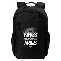 Kings Are Born As Aries Backpack