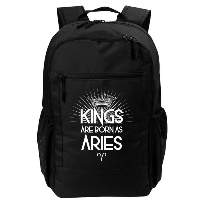 Kings Are Born As Aries Backpack