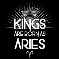 Kings Are Born As Aries Backpack