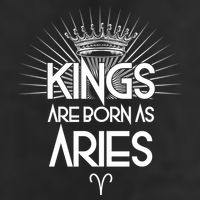 Kings Are Born As Aries Golf Towel