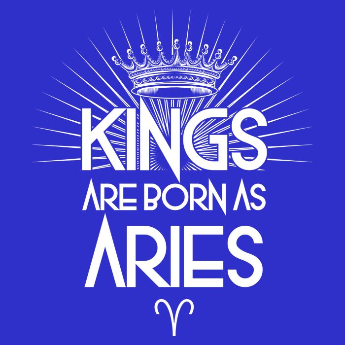 Kings Are Born As Aries Sweatshirt