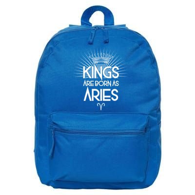 Kings Are Born As Aries 16 in Basic Backpack