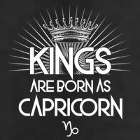 Kings Are Born As Capricorn Golf Towel
