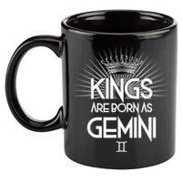 Kings Are Born As Gemini 11oz C Handle Ceramic Mug