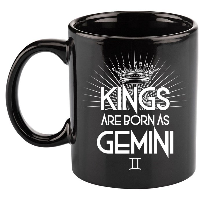 Kings Are Born As Gemini 11oz C Handle Ceramic Mug