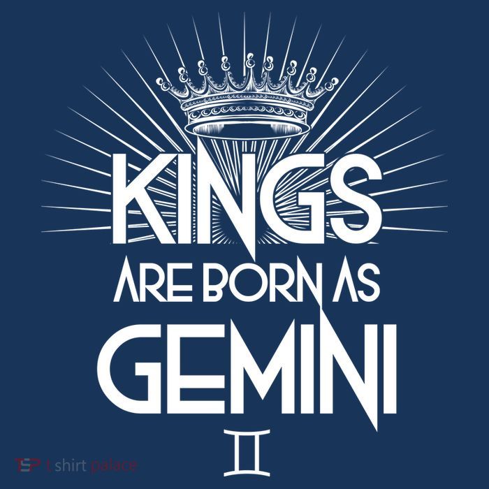 Kings Are Born As Gemini Drawstring Bag