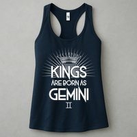 Kings Are Born As Gemini Womens Tank Top