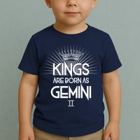 Kings Are Born As Gemini Toddler T-Shirt