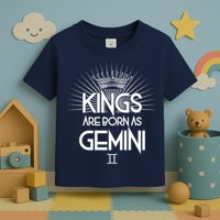 Kings Are Born As Gemini Toddler T-Shirt