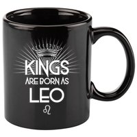 Kings Are Born As Leo 11oz C Handle Ceramic Mug