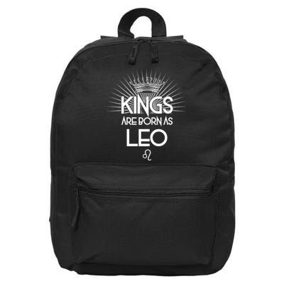Kings Are Born As Leo 16 in Basic Backpack