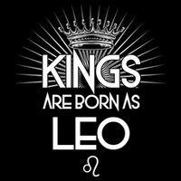 Kings Are Born As Leo Baby Bodysuit