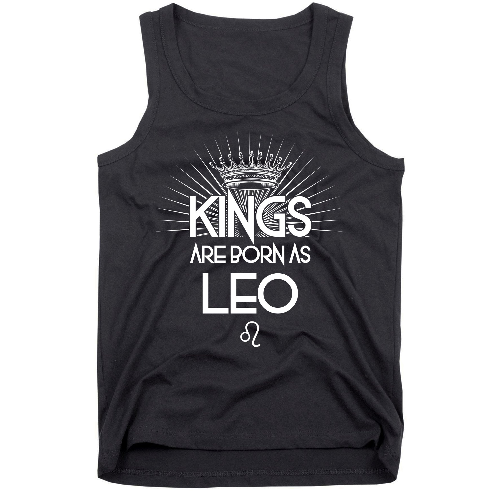 Kings Are Born As Leo Tank Top