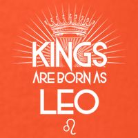 Kings Are Born As Leo Button