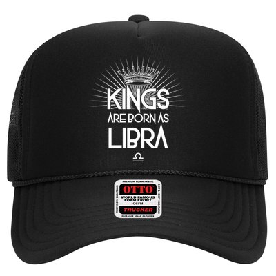 Kings Are Born As Libra Trucker Hat