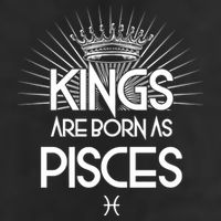 Kings Are Born As Pisces Golf Towel
