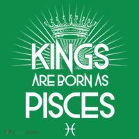 Kings Are Born As Pisces T-Shirt