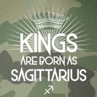Kings Are Born As Sagittarius Legacy Tie Dye Trucker Hat