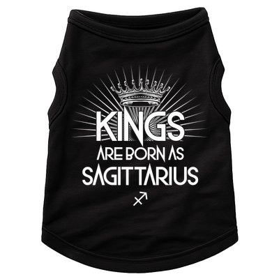 Kings Are Born As Sagittarius Doggie Tank