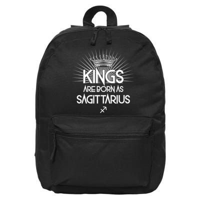 Kings Are Born As Sagittarius 16 in Basic Backpack