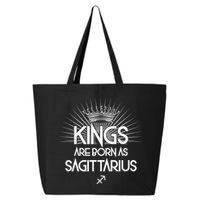Kings Are Born As Sagittarius 25L Jumbo Tote