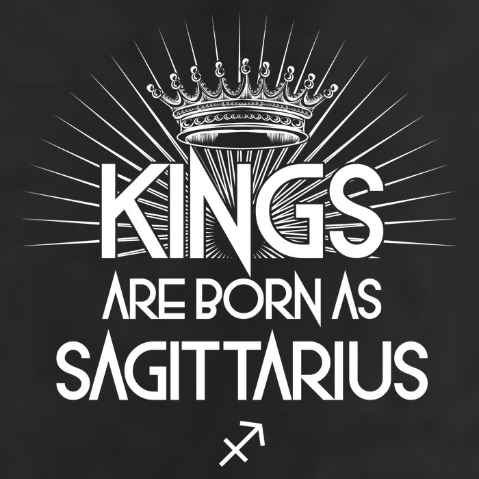 Kings Are Born As Sagittarius 25L Jumbo Tote