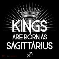 Kings Are Born As Sagittarius Baby Bodysuit