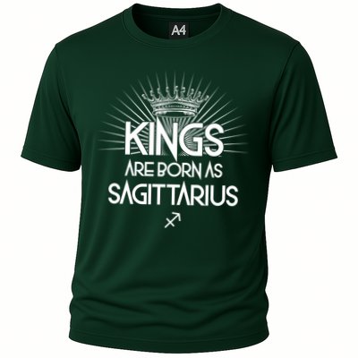 Kings Are Born As Sagittarius Performance Shirt