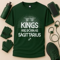 Kings Are Born As Sagittarius Performance Shirt