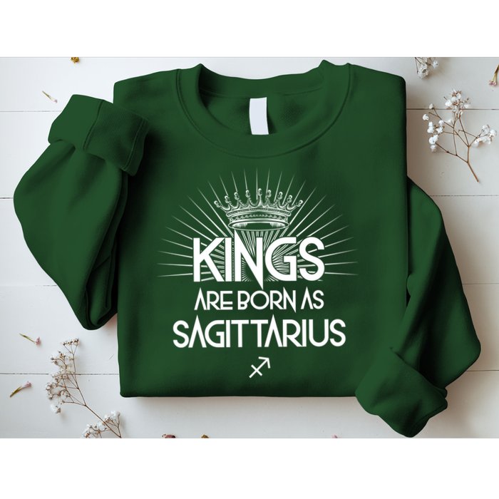 Kings Are Born As Sagittarius Sweatshirt