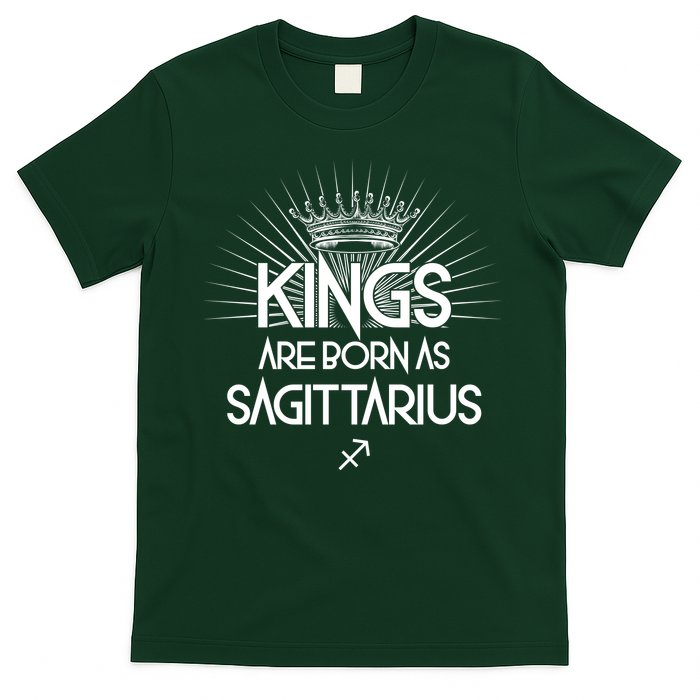 Kings Are Born As Sagittarius T-Shirt