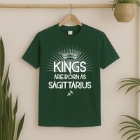 Kings Are Born As Sagittarius T-Shirt