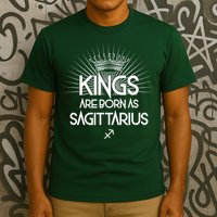 Kings Are Born As Sagittarius T-Shirt