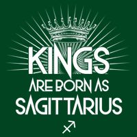 Kings Are Born As Sagittarius T-Shirt