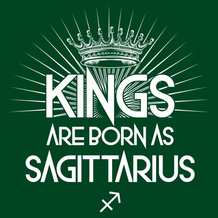 Kings Are Born As Sagittarius T-Shirt