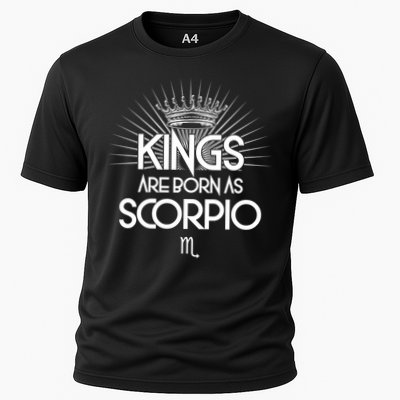 Kings Are Born As Scorpio Performance Shirt