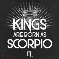 Kings Are Born As Scorpio Trucker Hat