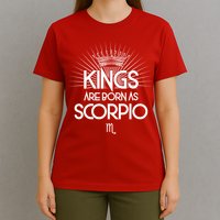 Kings Are Born As Scorpio T-Shirt